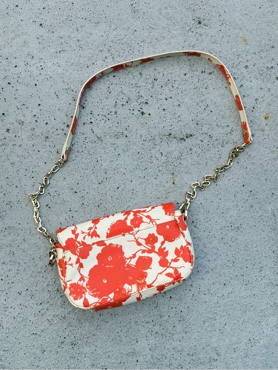 Tory Burch Handbags - Tory Burch Mini Crossbody in Fire Orange and White Floral